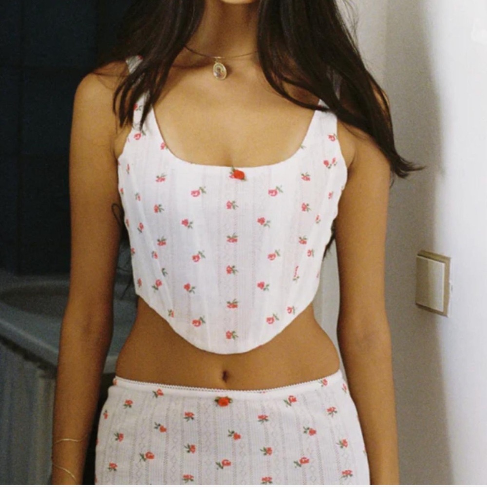 With Jean Rose corset top